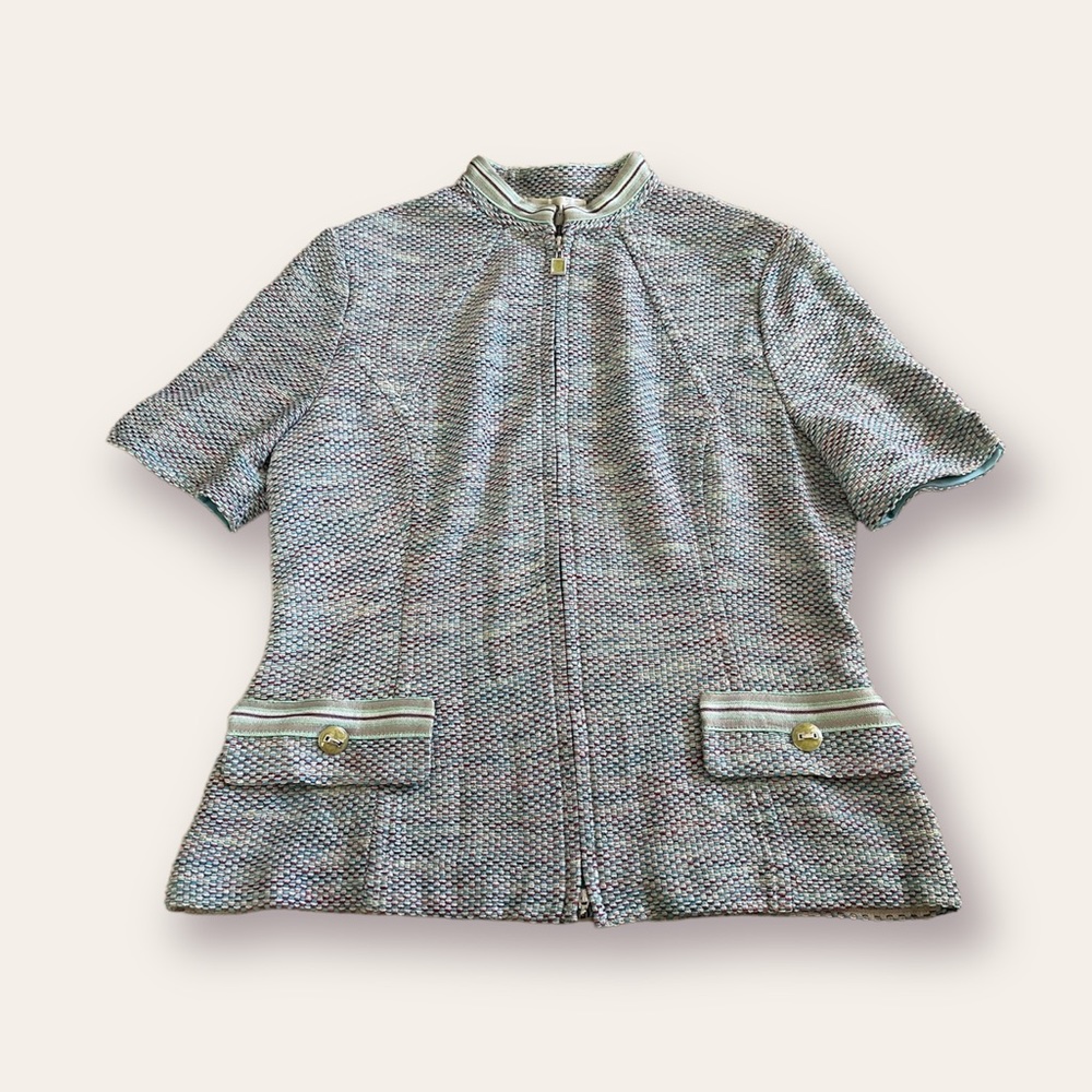 St. John short sleeve sweater 6